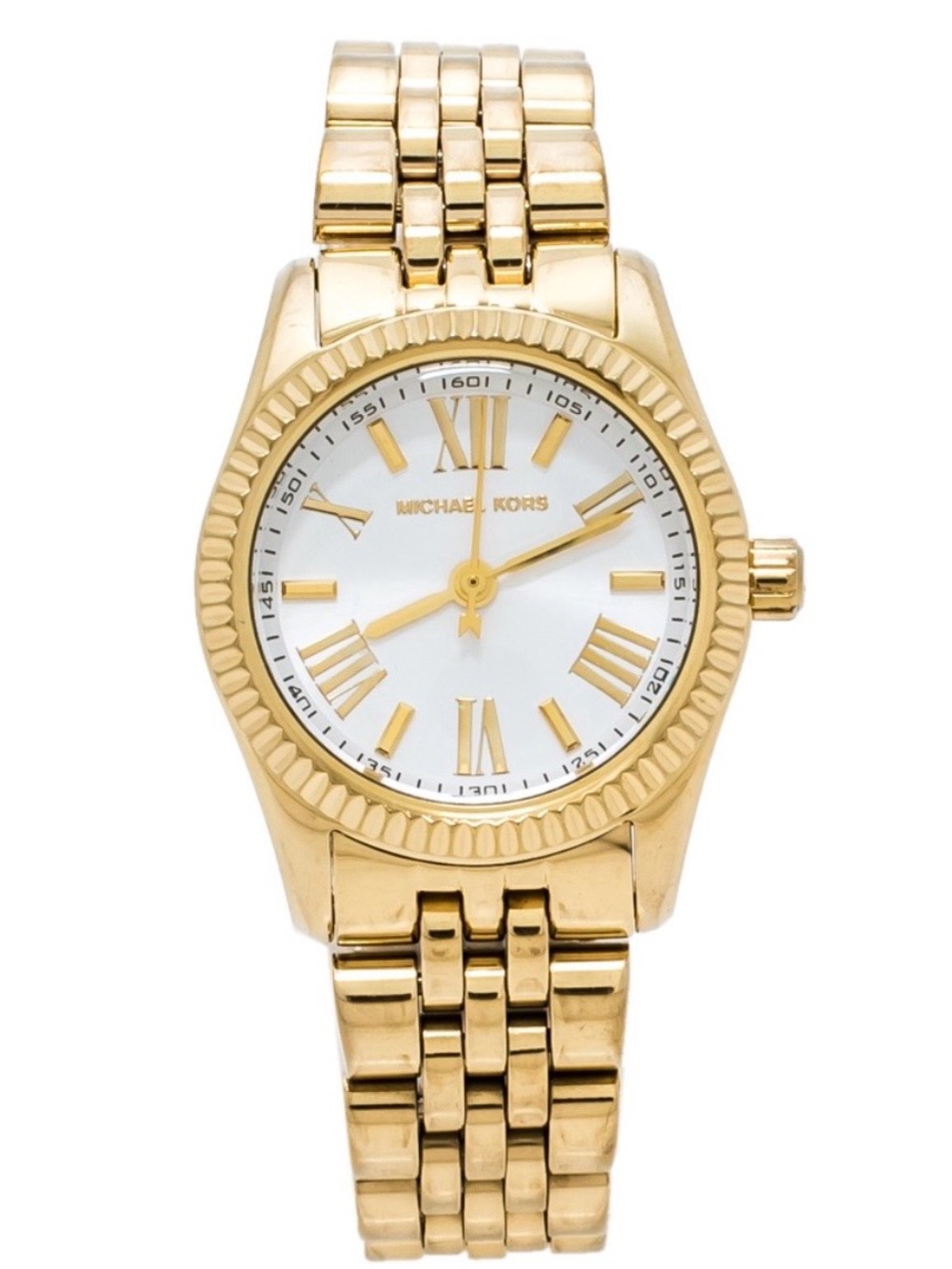 Michael Kors Petite Lexington gold-tone watch